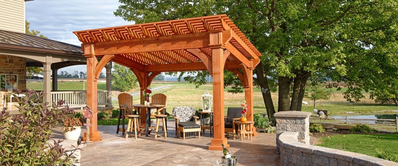 Santa Fe Wood Pergolas in Lancaster County, PA