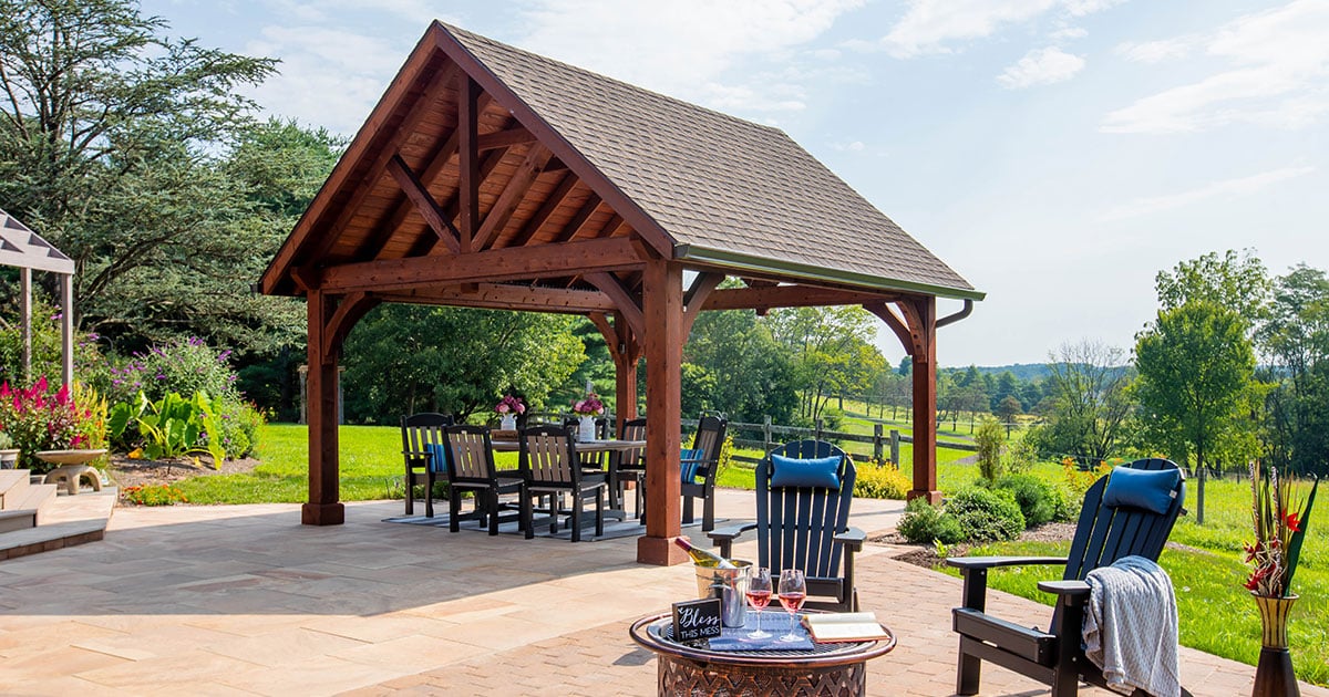 14x16 Traditional Vinyl Pavilion In Inwood, Wv